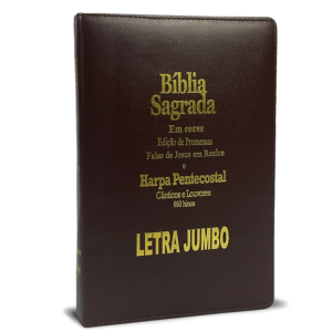 Bíblia sagrada letra Jumbo 